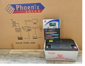 150w Solar Power Kit With 100ah Battery & 300w Inverter
