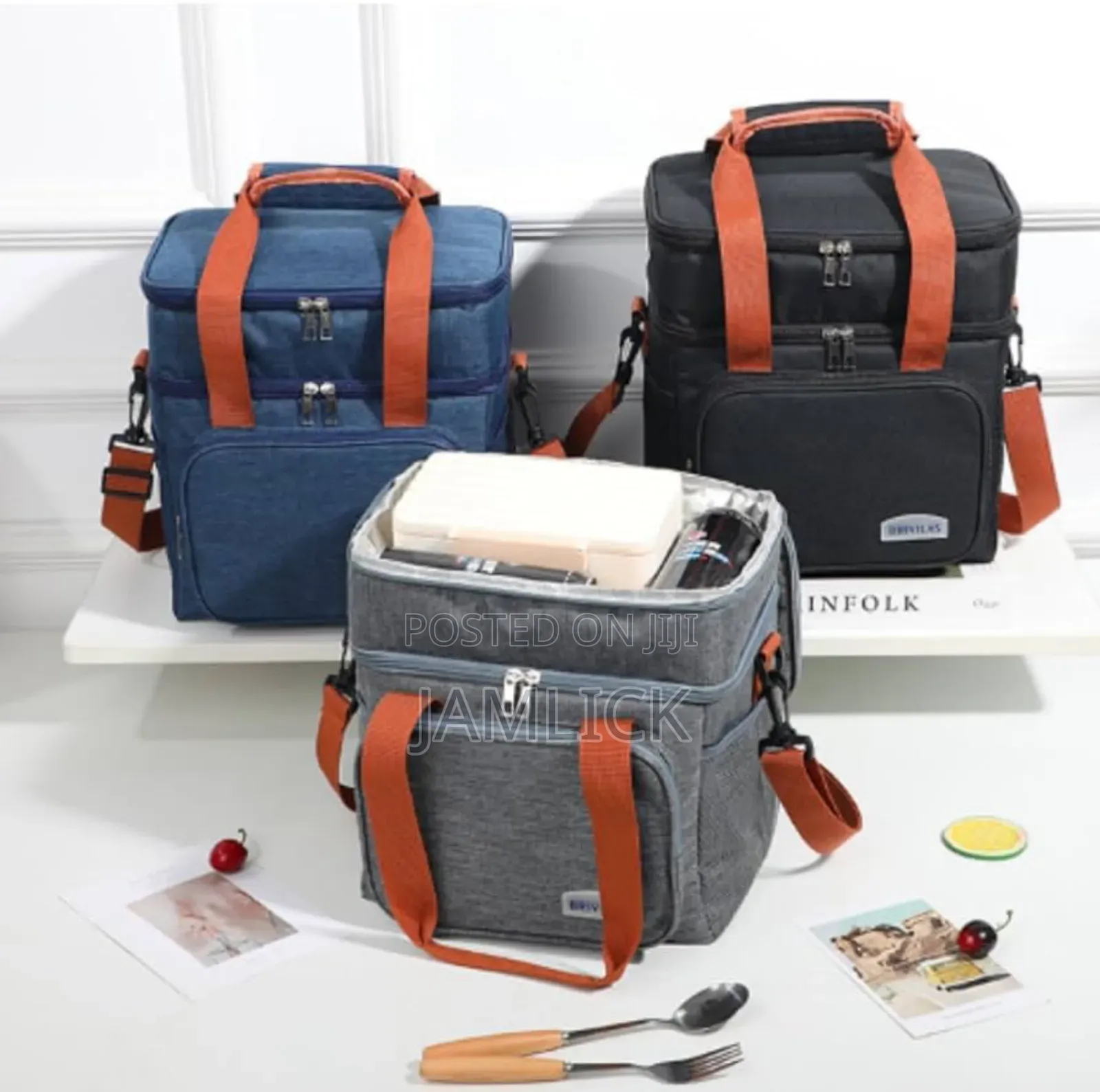 Brivilas 2-Layer Insulated Food Bag - Pm