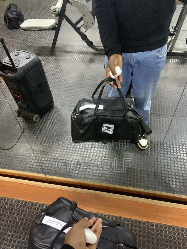 Stylish Black Duffel Bag