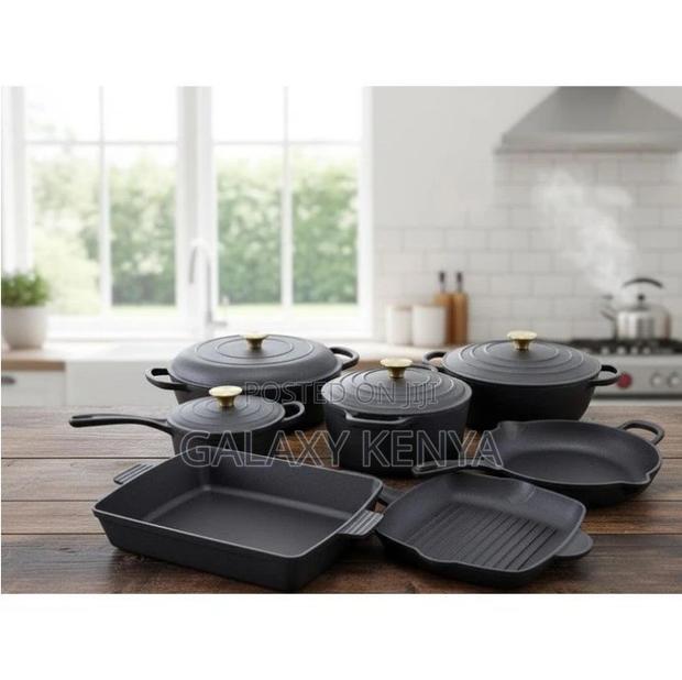11pcs Raw Cast Iron Cookware - thumbnail 4