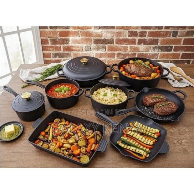 11pcs Raw Cast Iron Cookware - thumbnail 5