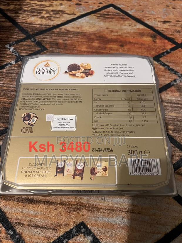 Ferrero Rocher Chocolate - Original Uk Import - thumbnail 3