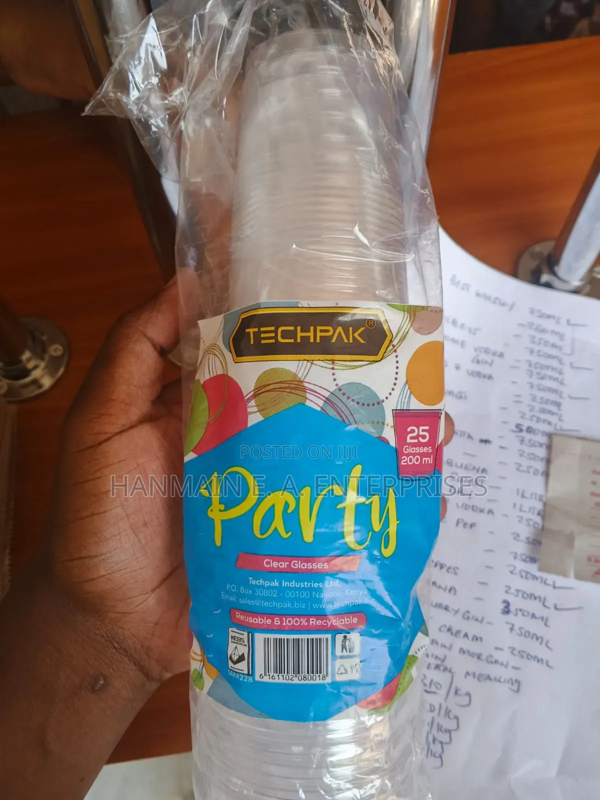 Party Clear Plastic Cups Tabler 150ml,200ml,250ml
