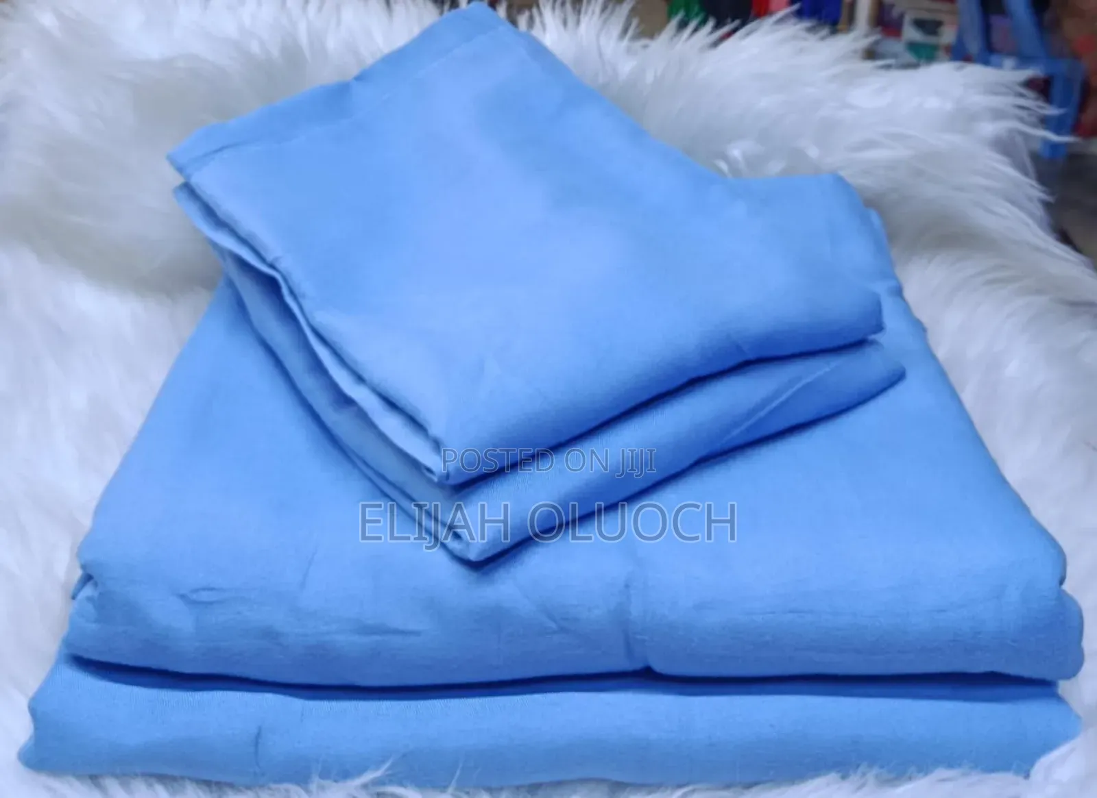 4 Piece Cotton Plain Bedsheets Sets