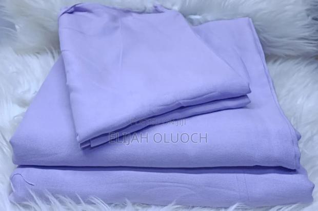 4 Piece Cotton Plain Bedsheets Sets - thumbnail 4