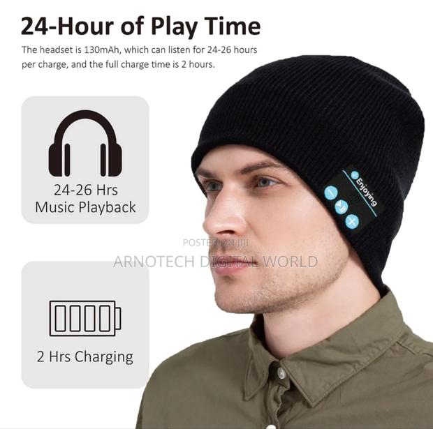 Wireless Headphone Music Hat - thumbnail 3