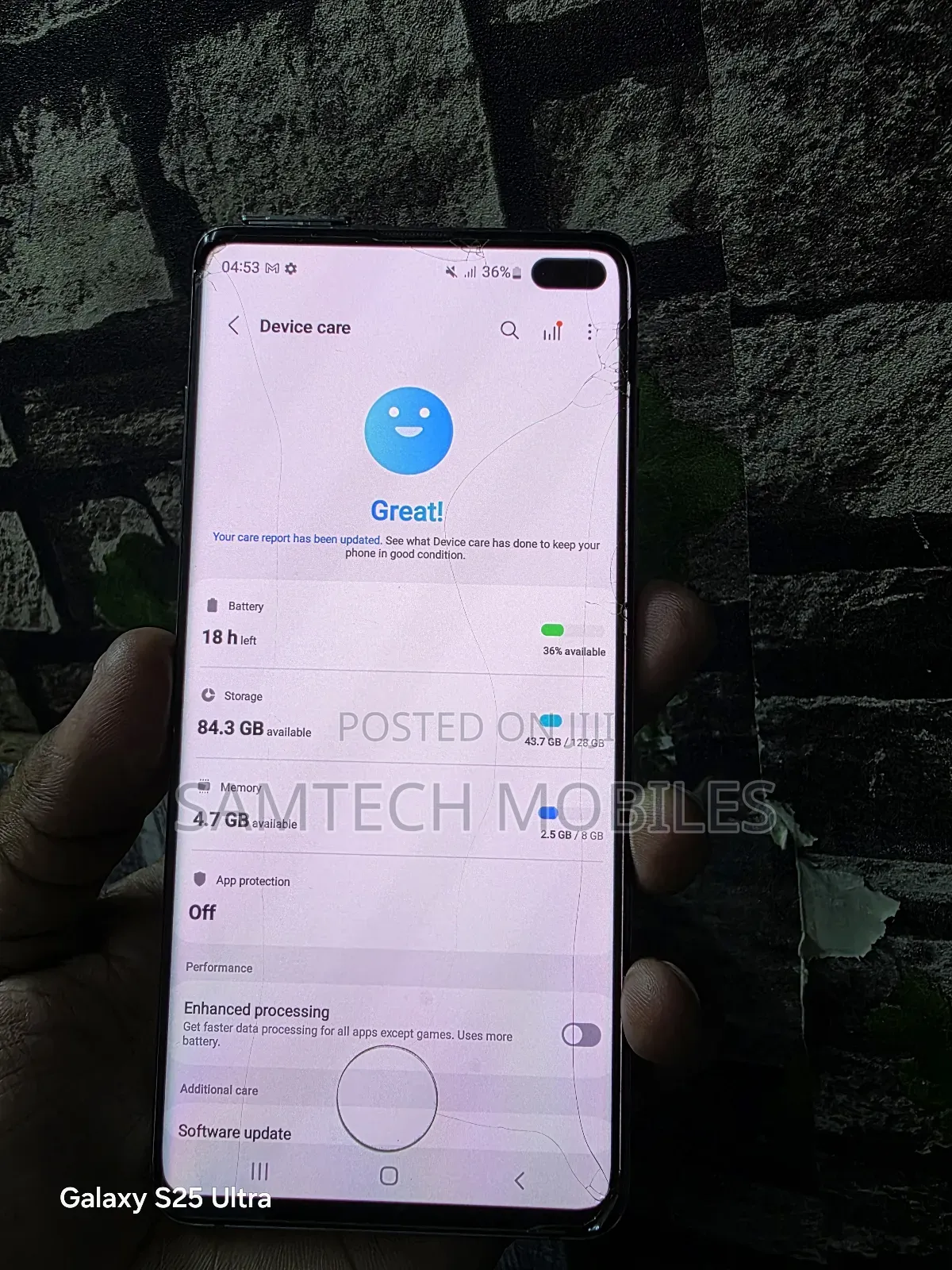 Samsung Galaxy S10 Plus 128 GB Blue