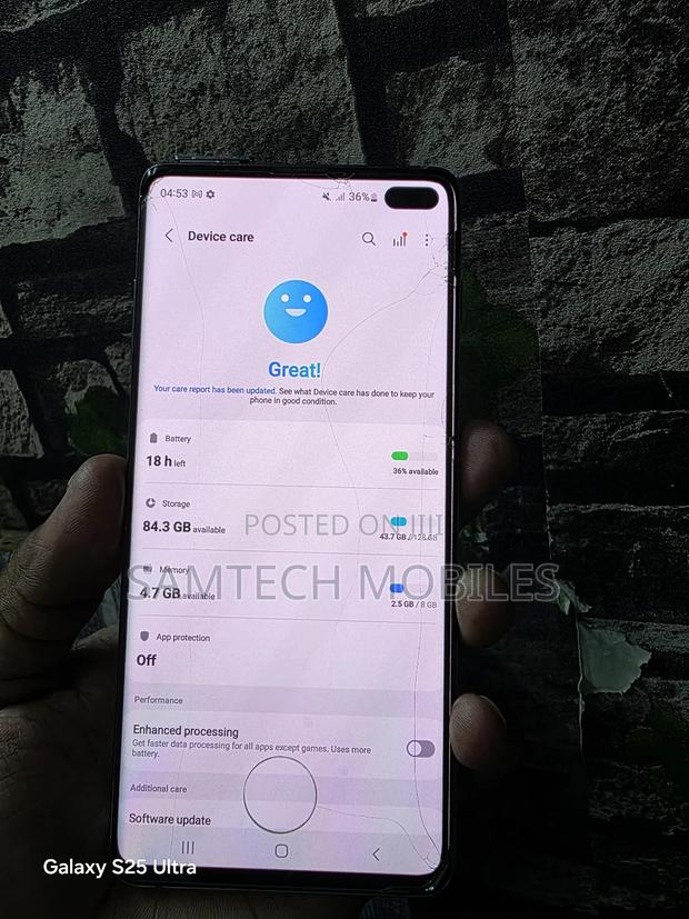 Samsung Galaxy S10 Plus 128 GB Blue - thumbnail 3