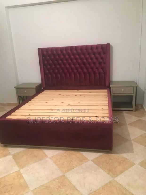 Tufted Velvet 5 by 6 Bed - main view