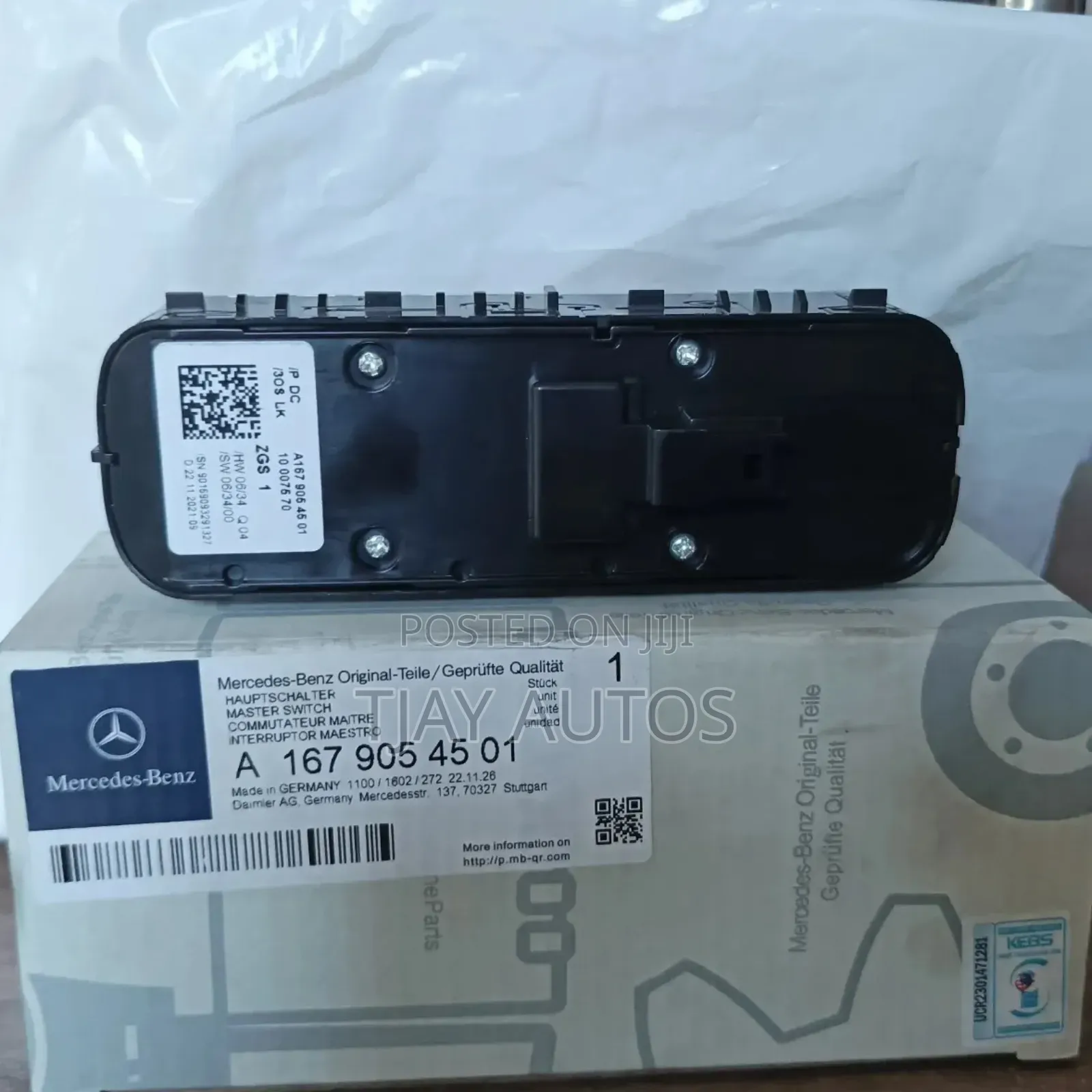 Master Power Window Switch for Mercedes GLS Gle W167 G63