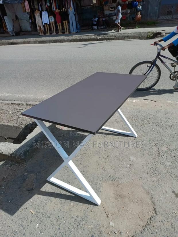 Rectangular Metallic Stand Office Table - main view