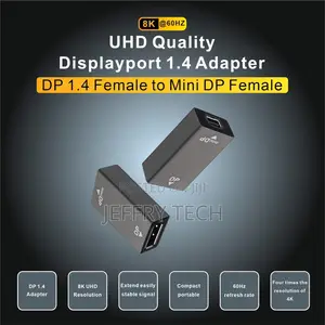 Displayport Female to Mini Dp Female Extension Adapter, Mini Displayp