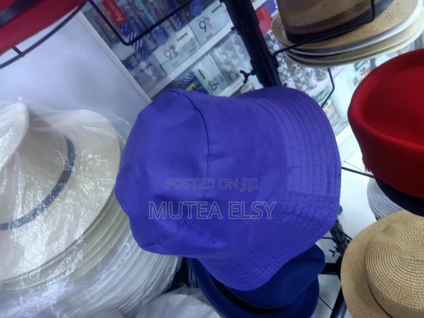White Purple Bucket Hats