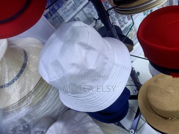 White Purple Bucket Hats - thumbnail 2
