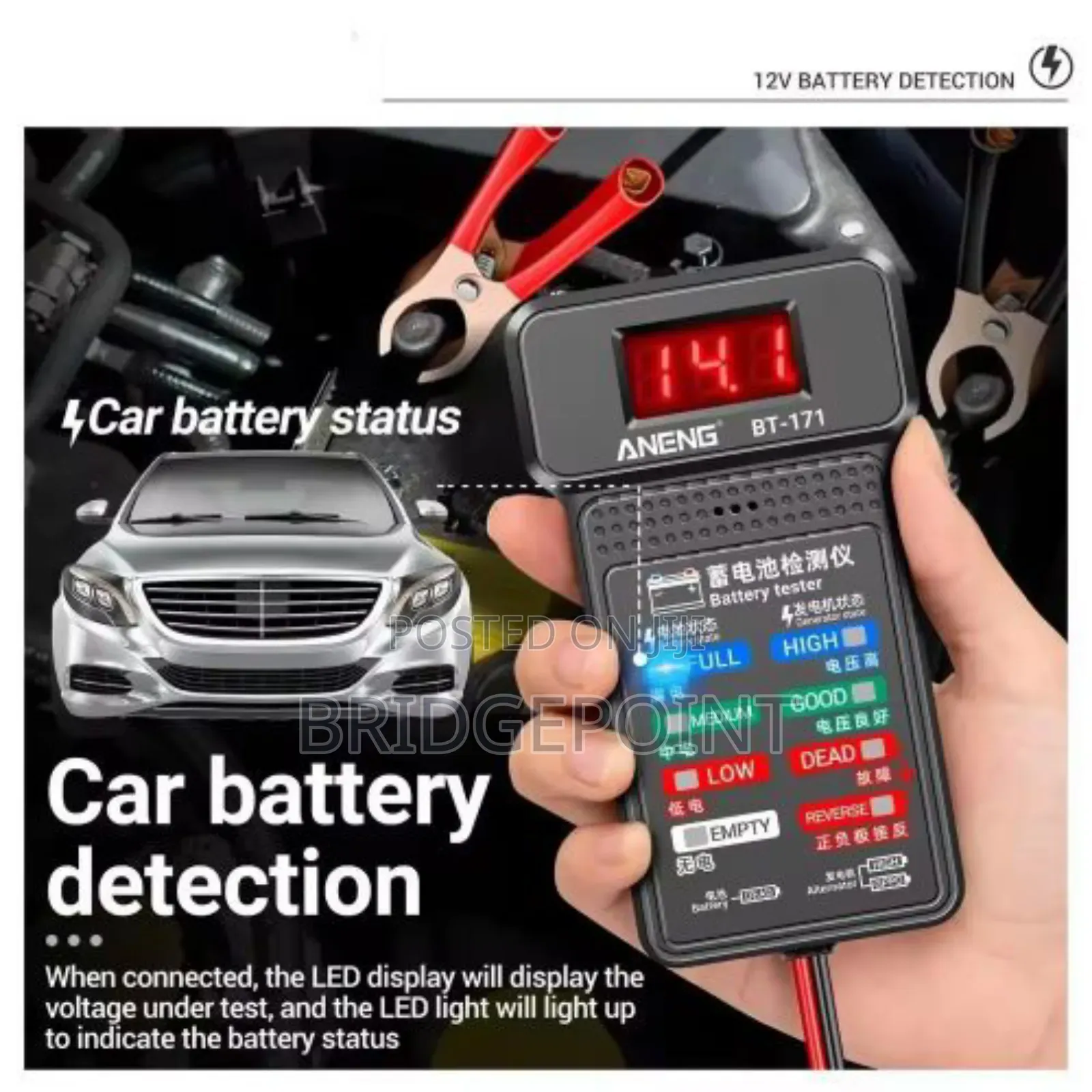 Multi-Functional Battery Tester 12v for Automotive Maintenance