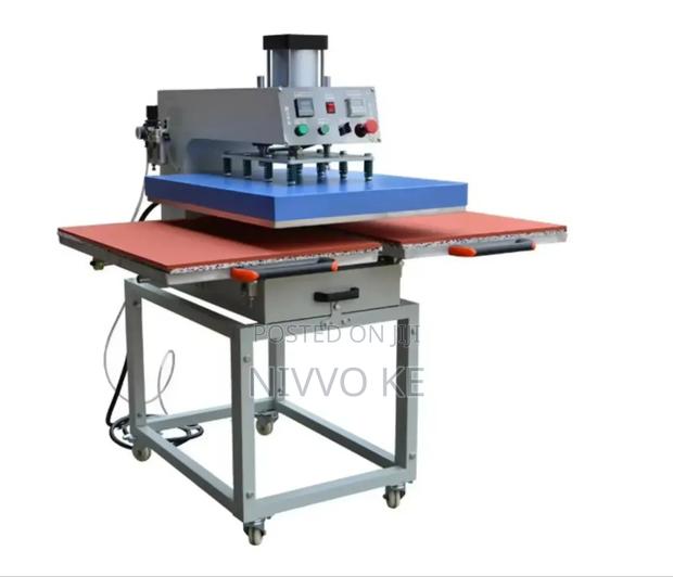 A2 Pneumatic Heat Press Machine – Double Station - main view