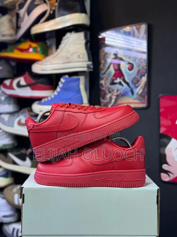 Nocta X Nike Airforce 1 Low ‘Certified Lover Boy’Red