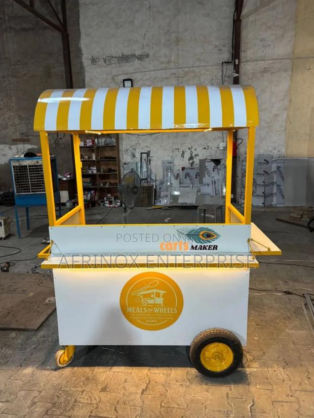 Mobile Food Trolley for Fast Food Hawkers. Made on Order