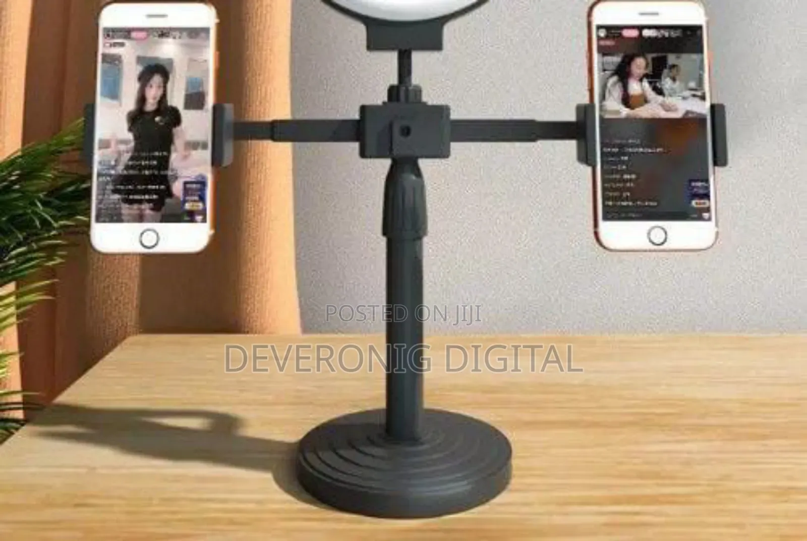 Double 10 Inch Ring Light