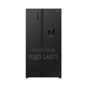 Hisense Fridge Ref558dr Black Mirror Glass Door With Water Dispenser
