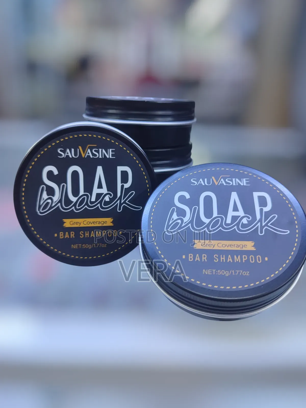 Black Hair Soap Sauvasine