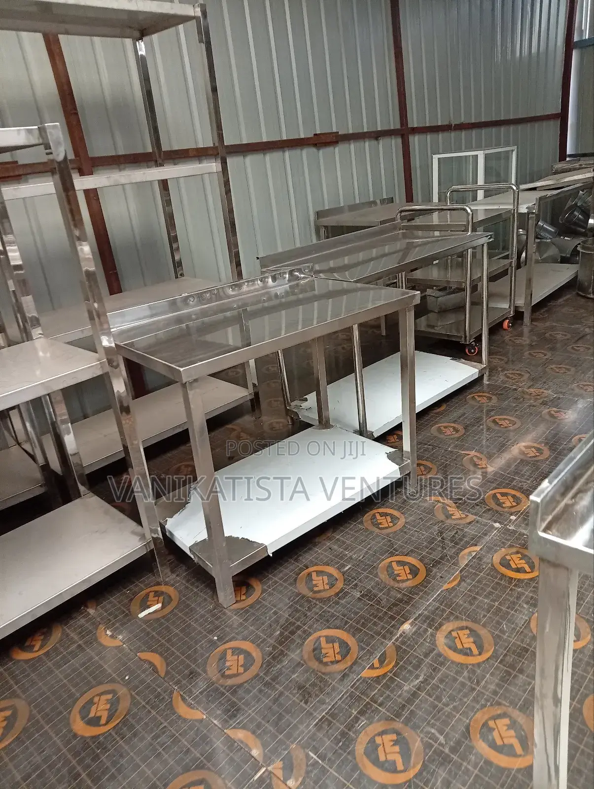Stainless Steel Table – Suitable for Kitchens, Labs Food Handling