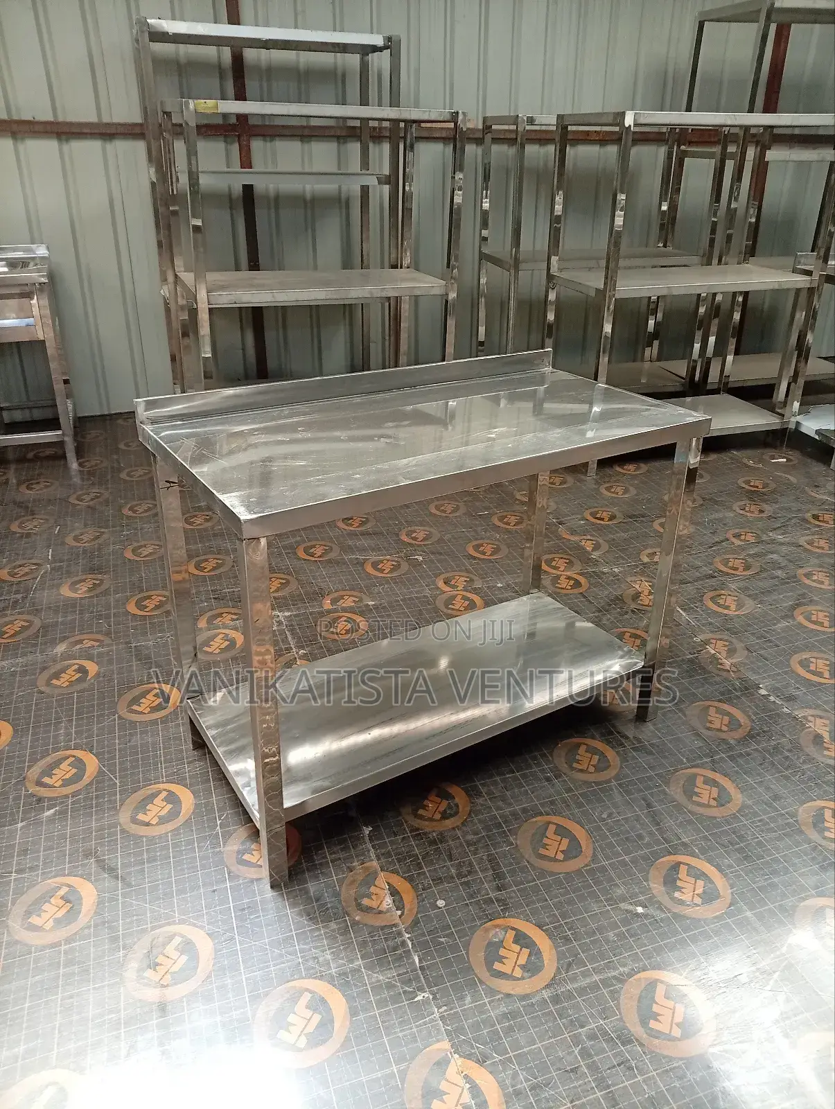 Stainless Steel Table – Suitable for Kitchens, Labs Food Handling