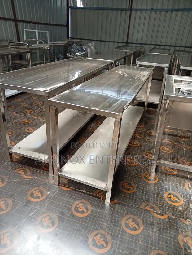 Ss Work Table for SaleDurable, Rust-Resistant Stainless Steel Table. - main view