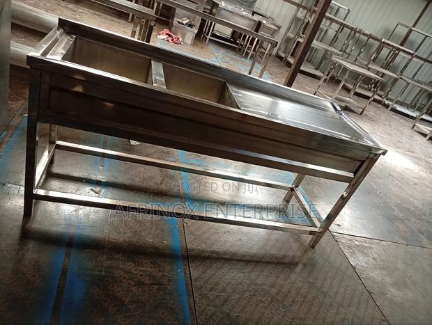 Double Bowl Stainless Steel Sink, Hotel, Hospital and Homes Services