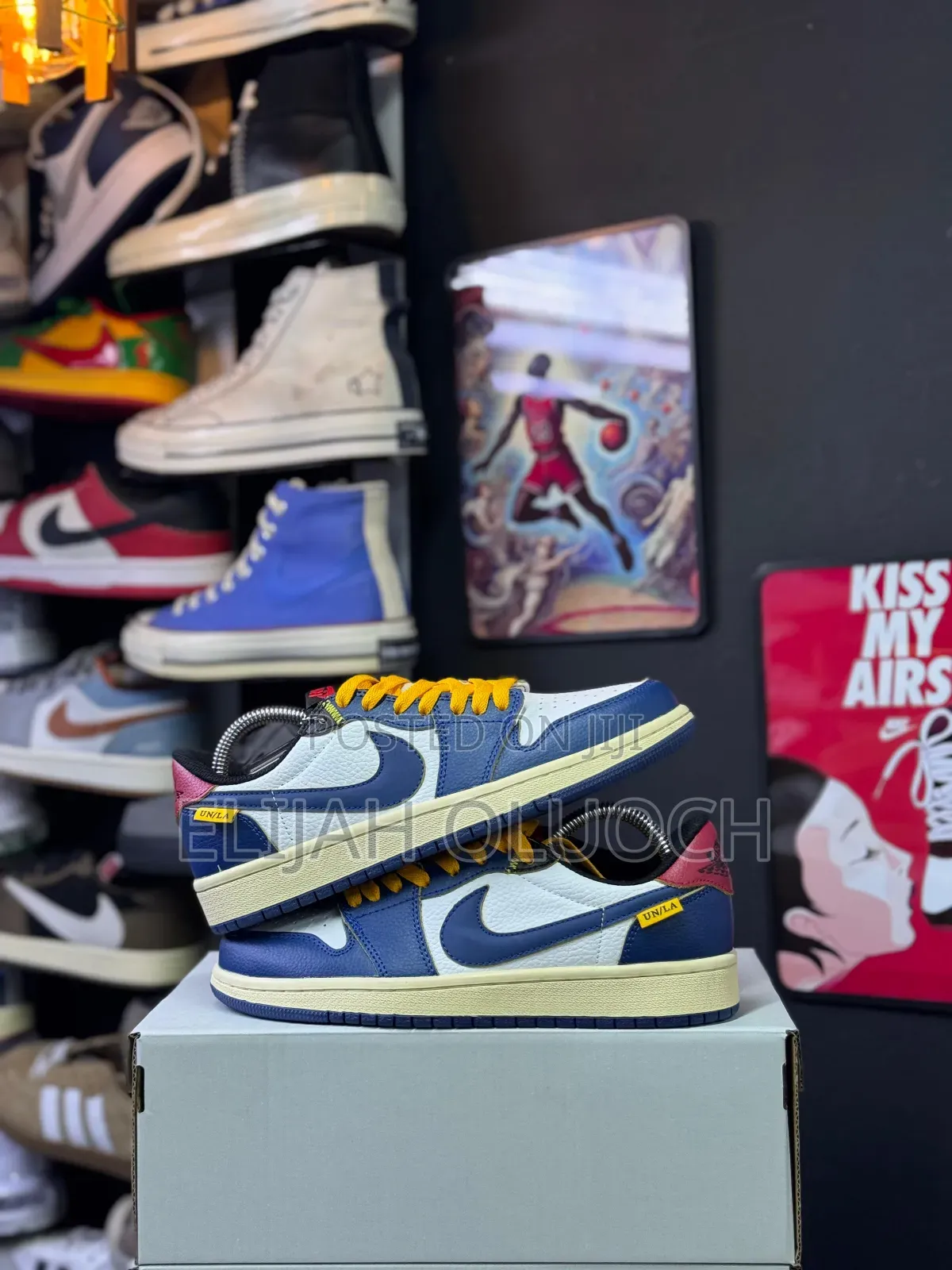 Air Jordan 1 Low "Storm Blue" Sneakers