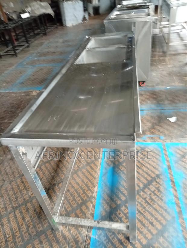 6 Feets Sink, Stainless Steel - main view