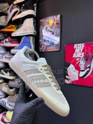 Adidas Samba Og Sneaker With A Beige Textured - main view