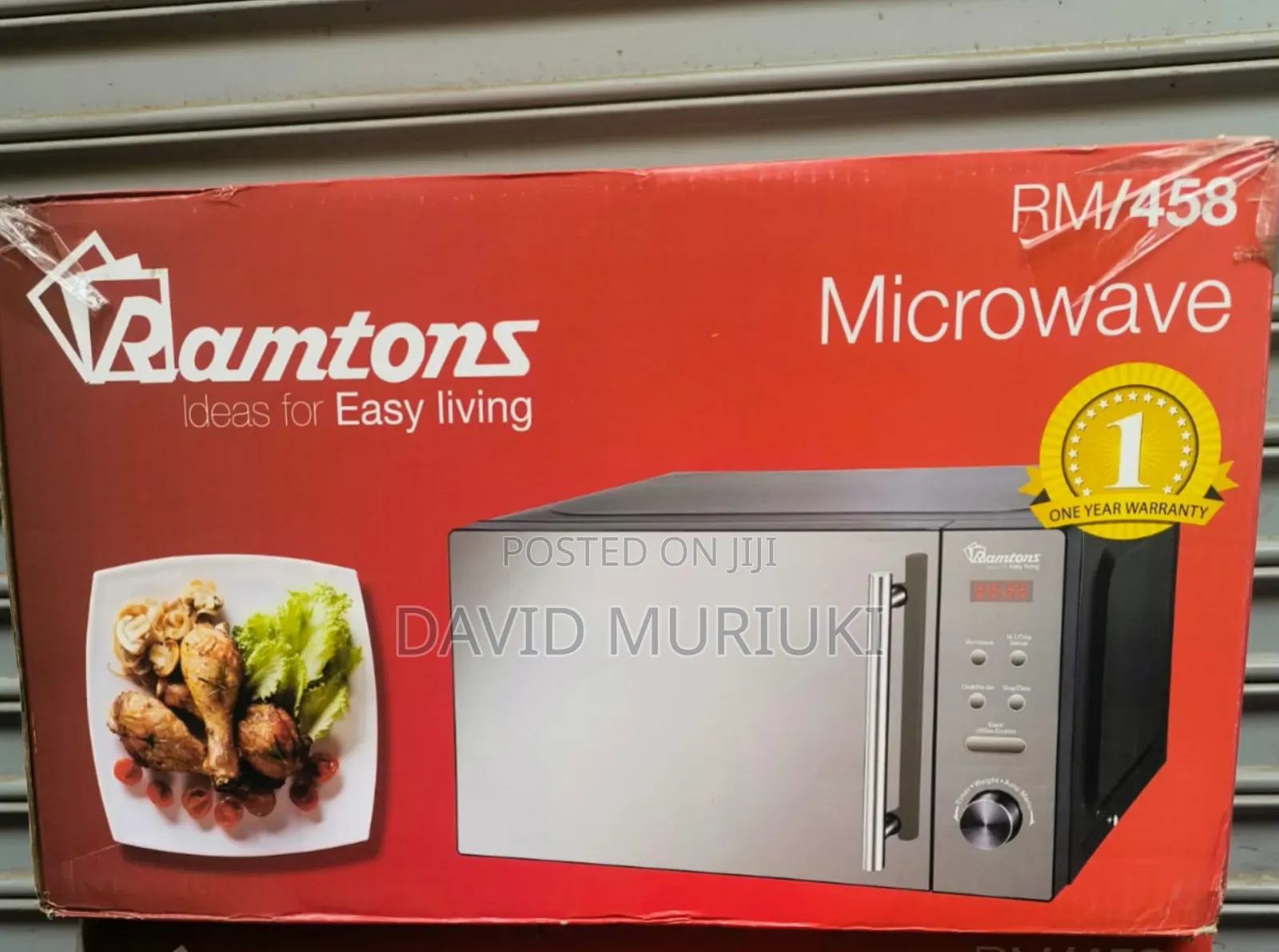 Ramtons Rm/458 - Digital Glass Microwave, 700w - 20l
