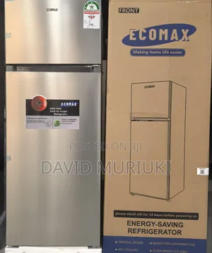 Ecomax 230 Litres Dark Silver Double Door Refrigerator.