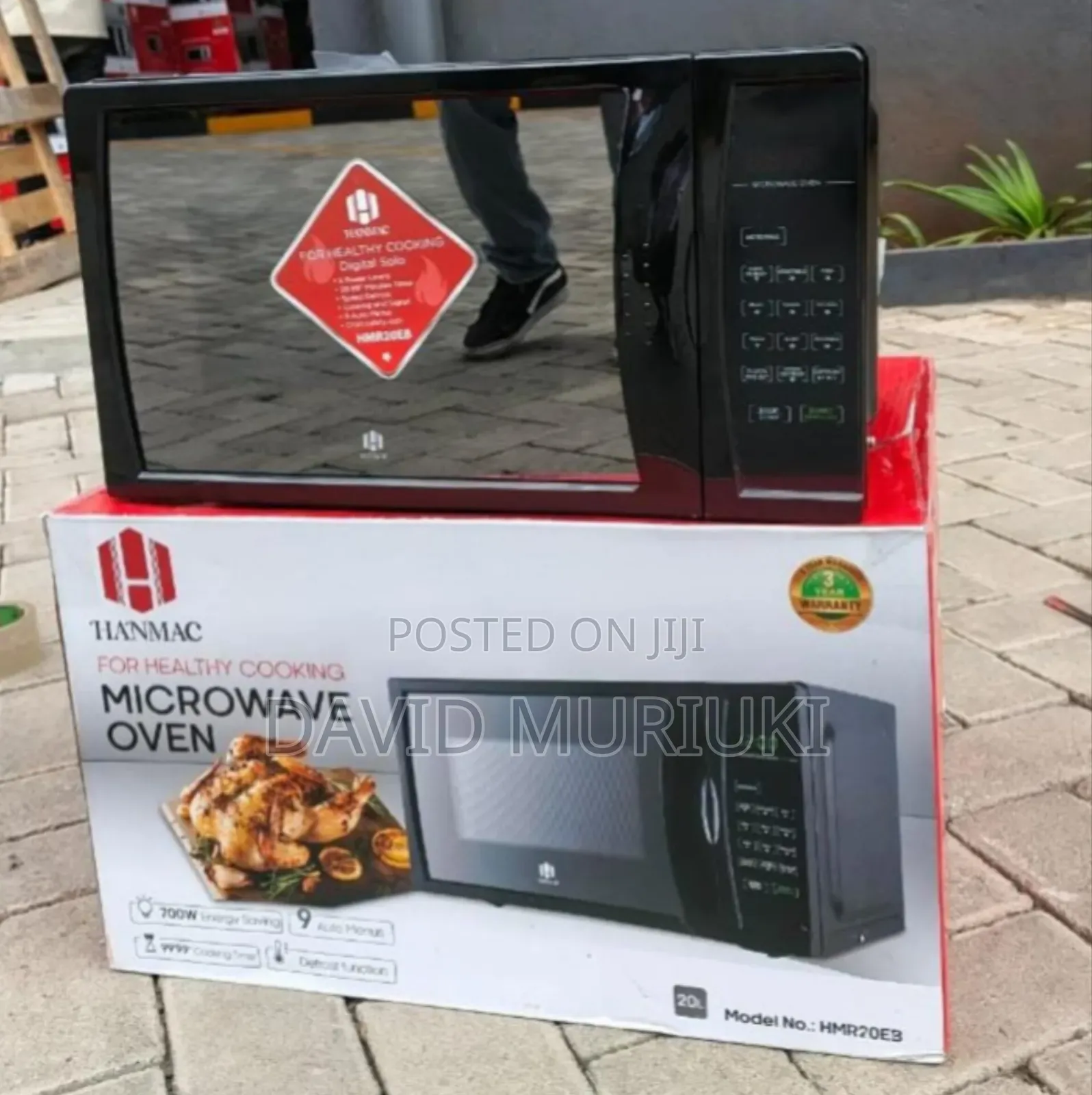 20 Litres 3 Years Warranty Hanmac Digital Microwave.