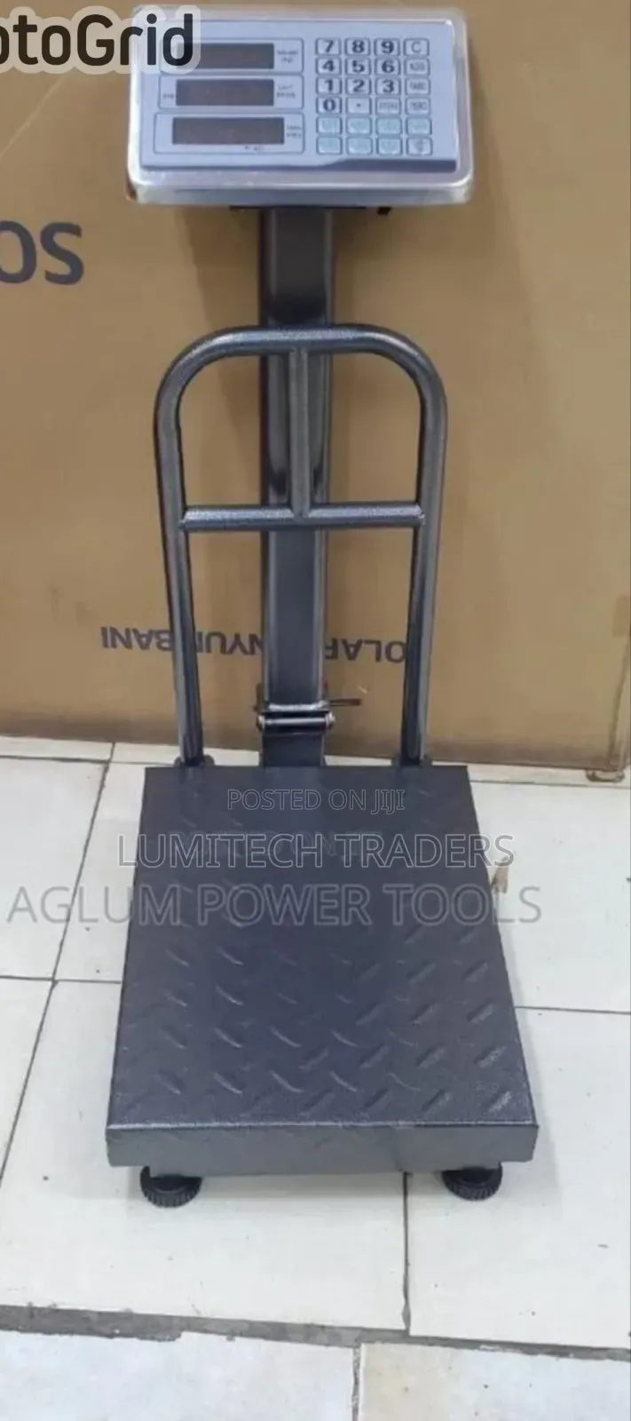 300kg Digital Weighing Platform Scale With Guard Rail(Small Base)