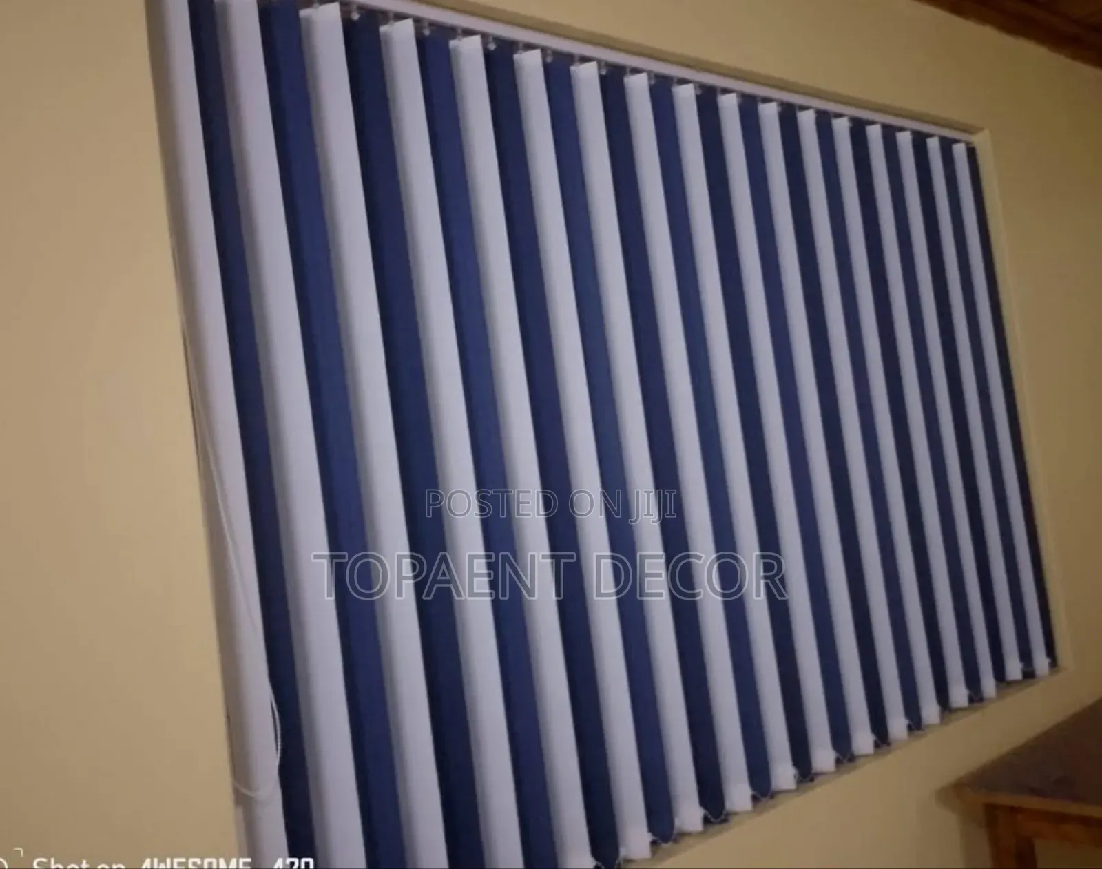 Blue And Black Rationed Blinds With Benefits