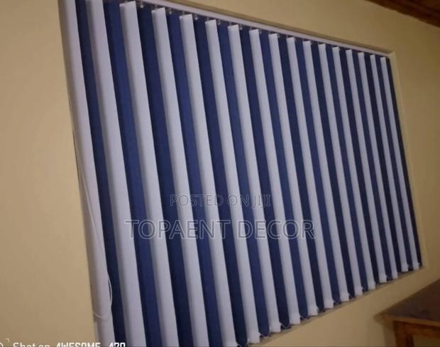 Blue And Black Rationed Blinds With Benefits