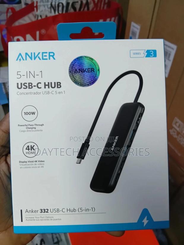 Anker 332 Usb-C Hub 5-in-1 With Hdmi