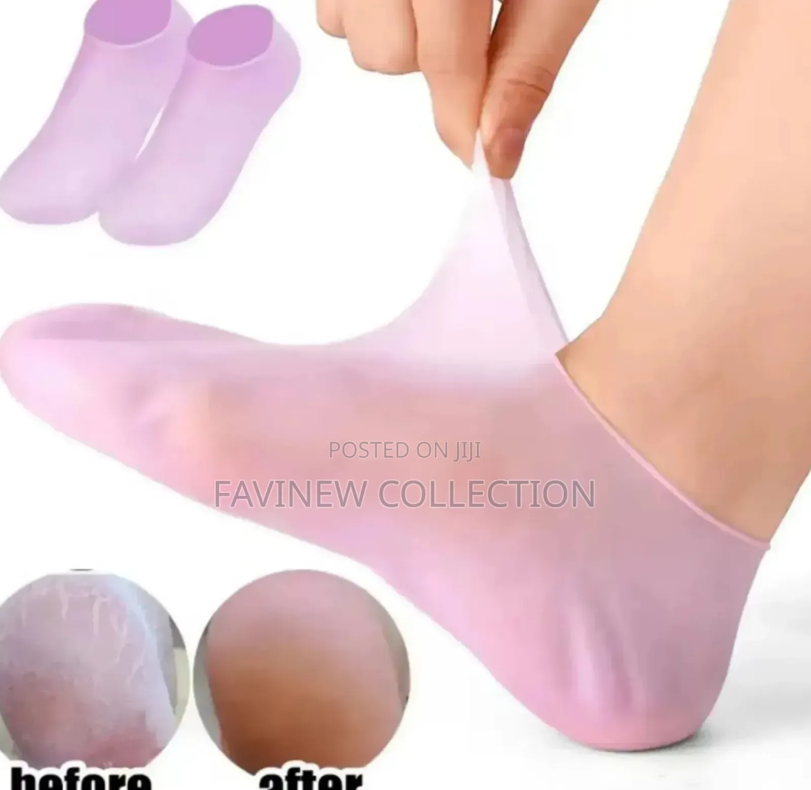 Silicon Moisturizing Spa Gel Heel Socks