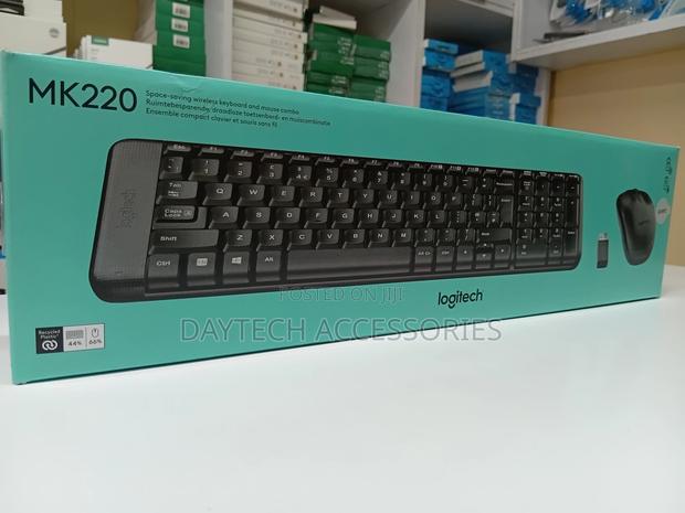 Logitech Mk220 Compact Wireless Keyboard Mouse Combo - thumbnail 2