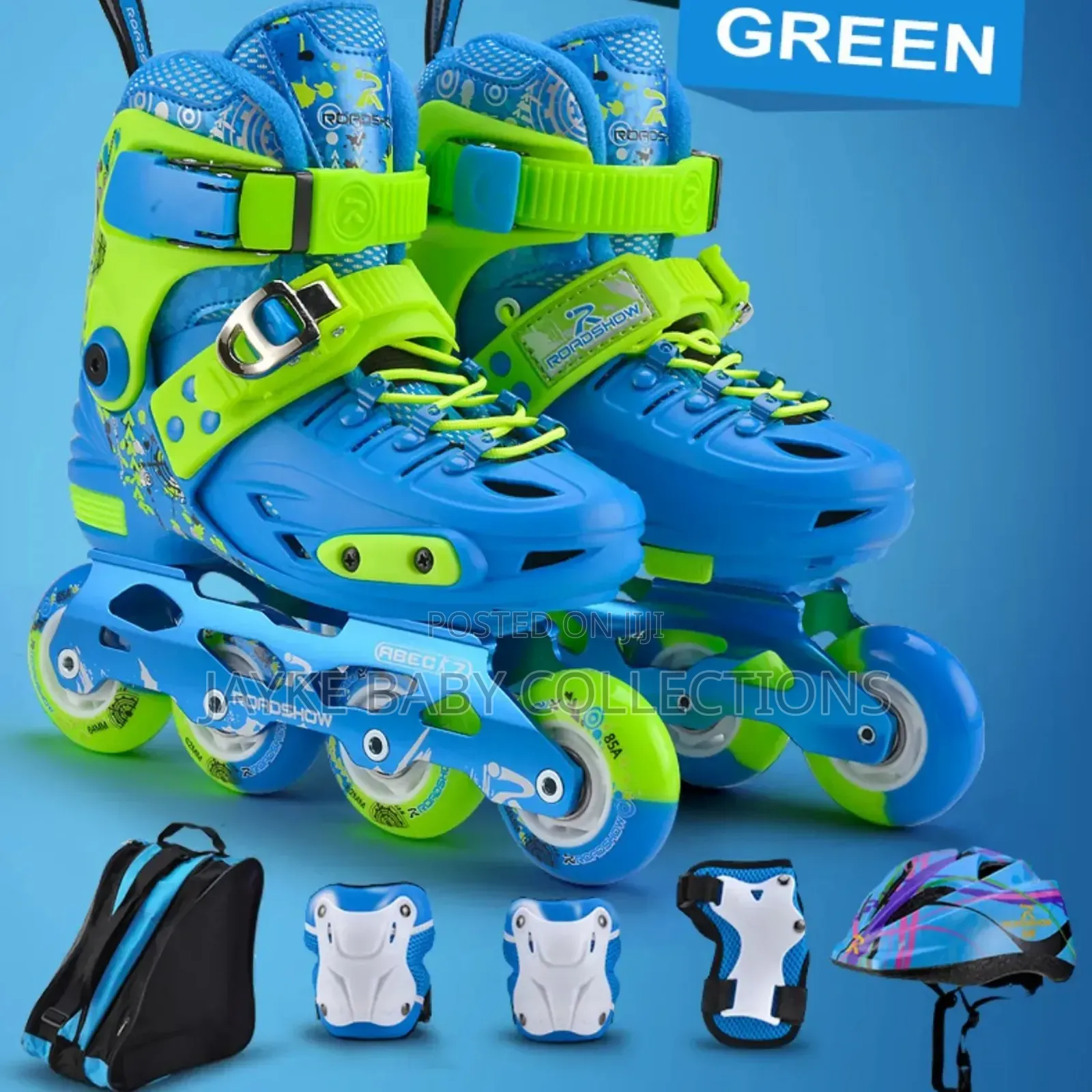 Kids Inline Skates Set | Ages 4–12 | Skates, Helmet Pads
