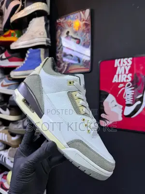 Air Jordan 3's Unisex Sneakers