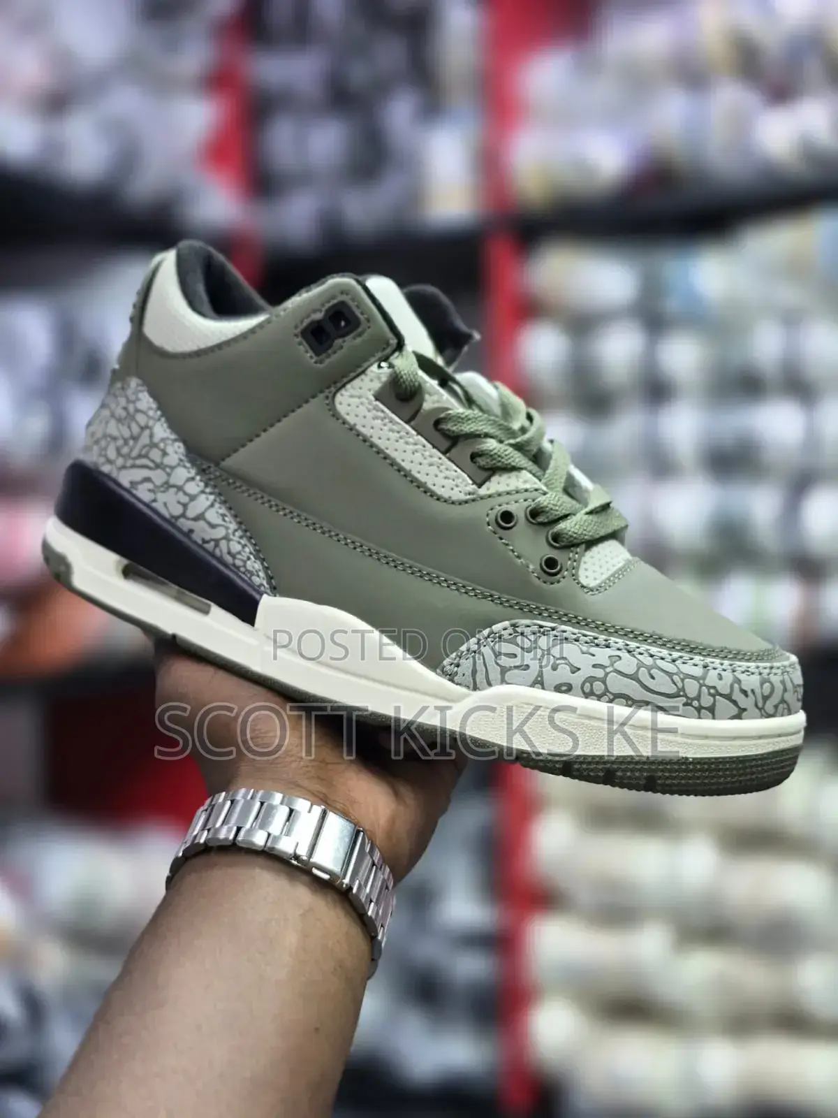 Air Jordan 3's Unisex Sneakers