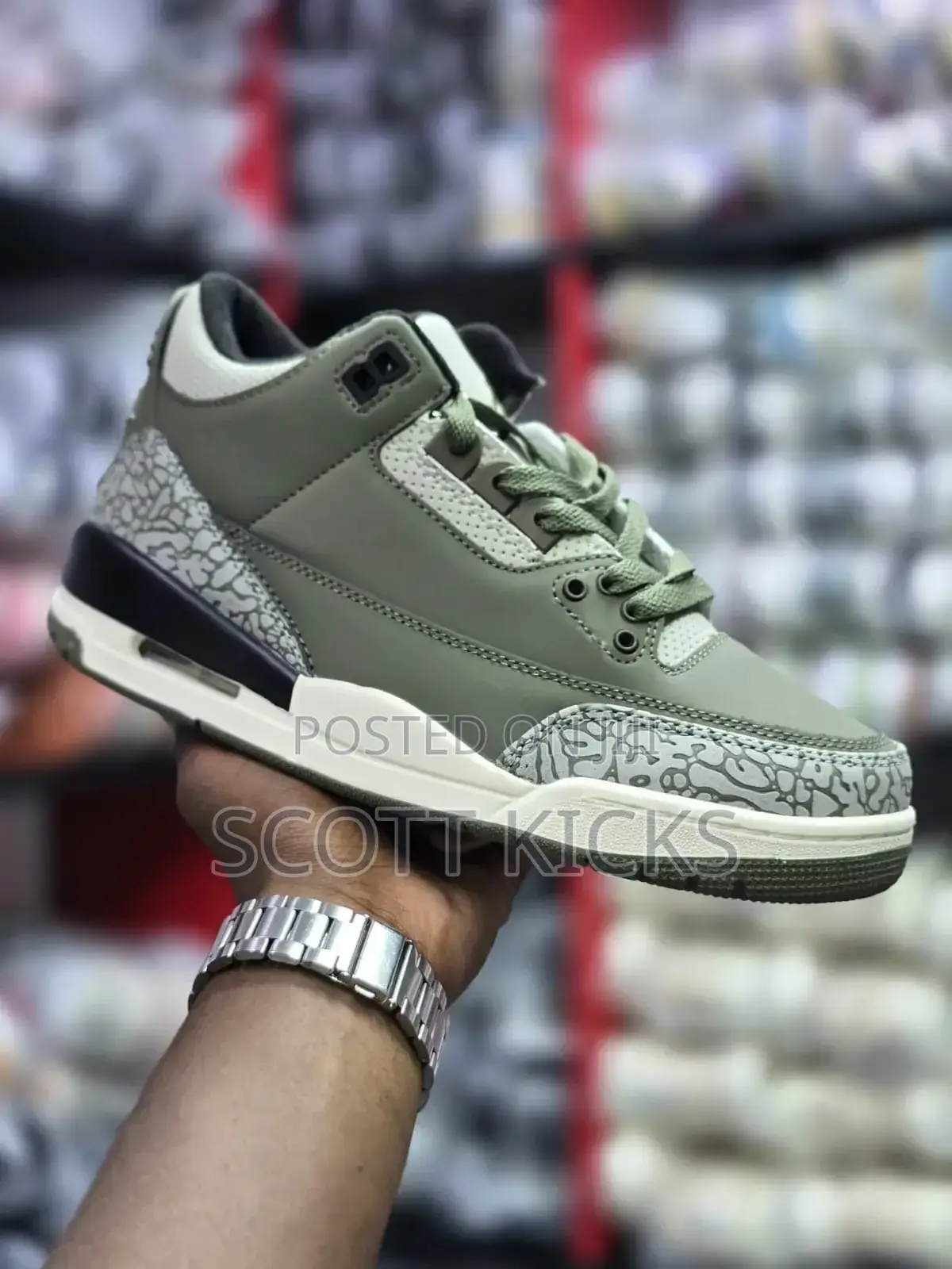 Air Jordan 3's Unisex Sneakers