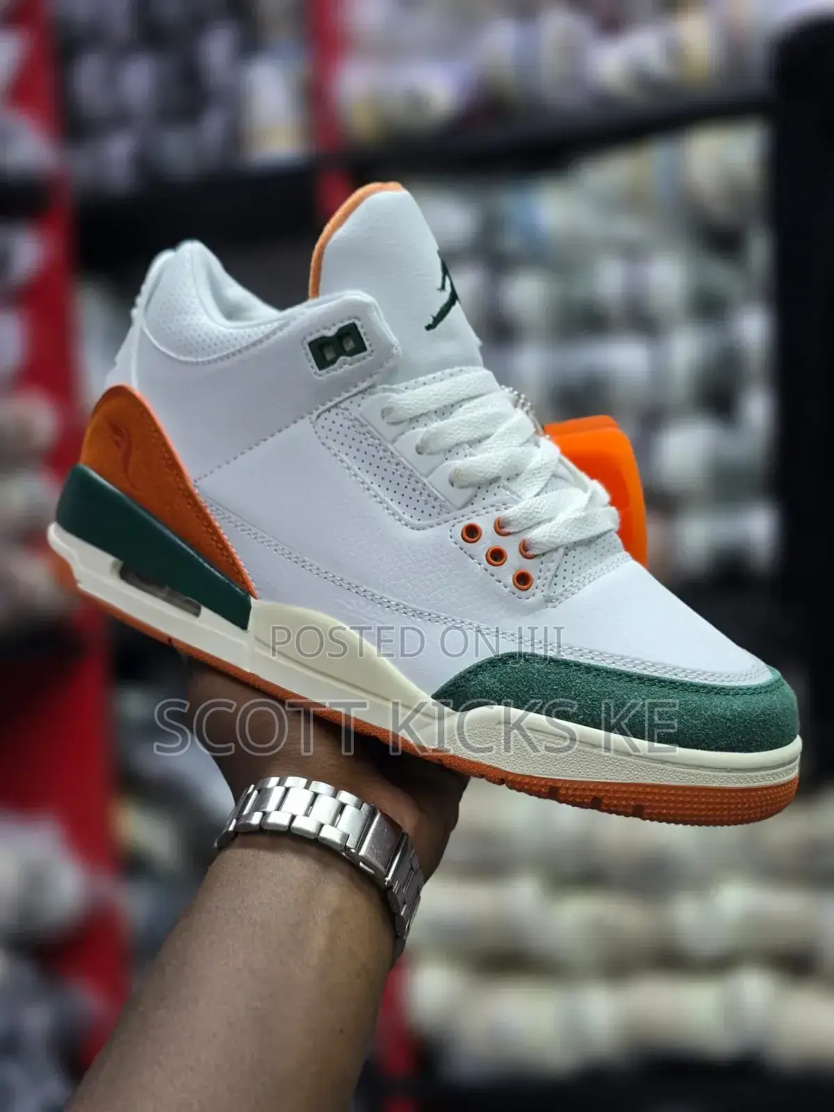 Air Jordan 3's Unisex Sneakers