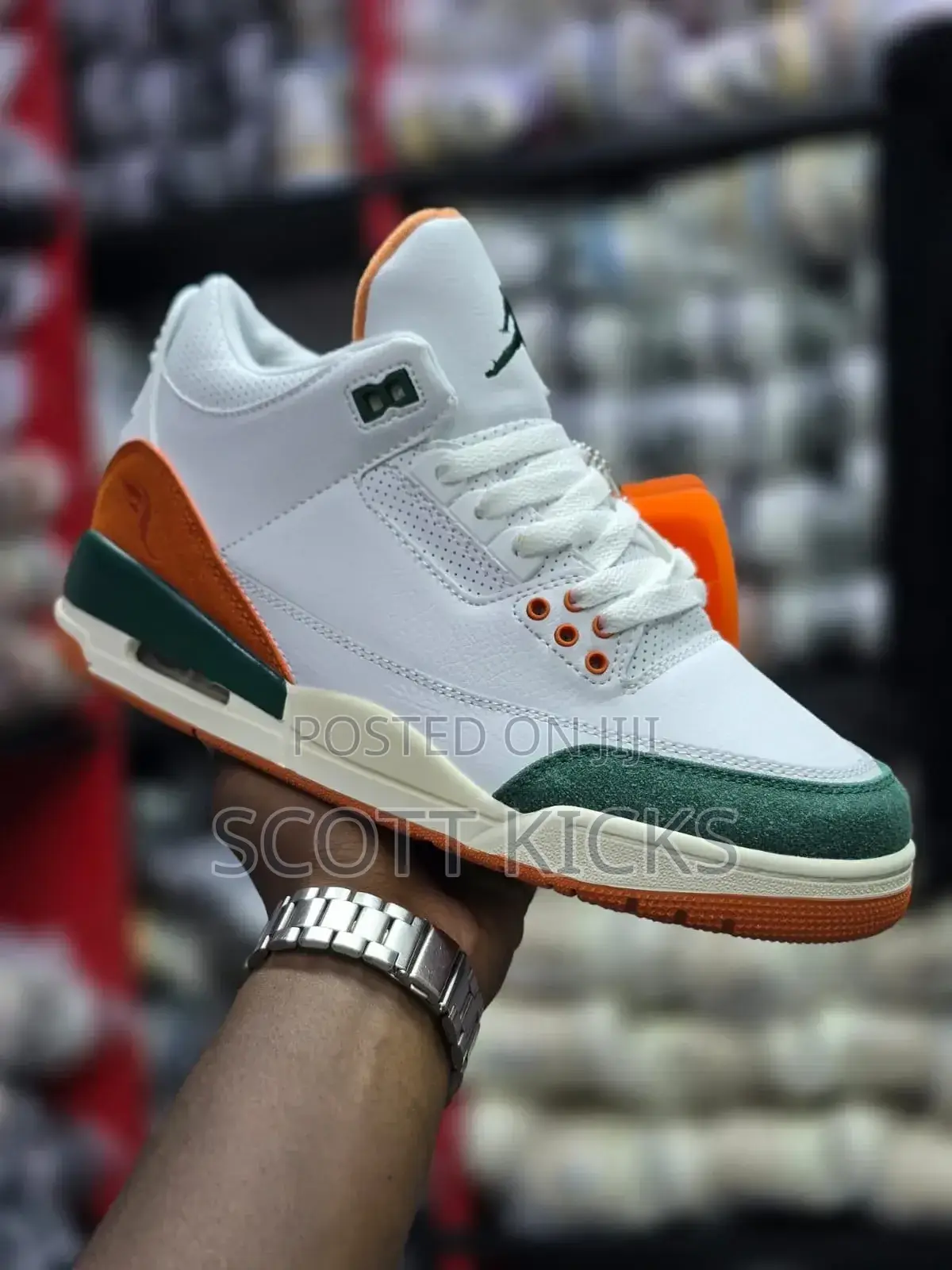 Air Jordan 3's Unisex Sneakers