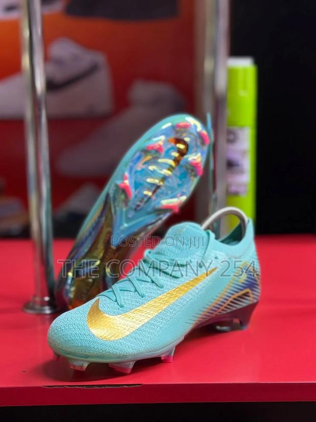 Quality Casual Leather High Boot Nike Crazy Fast Soccer Boots - thumbnail 3