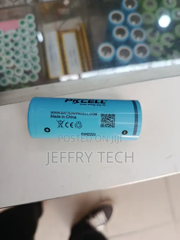 Pkcell 26650 5000mah Flat-Top Rechargeable Lithium-Ion Battery.