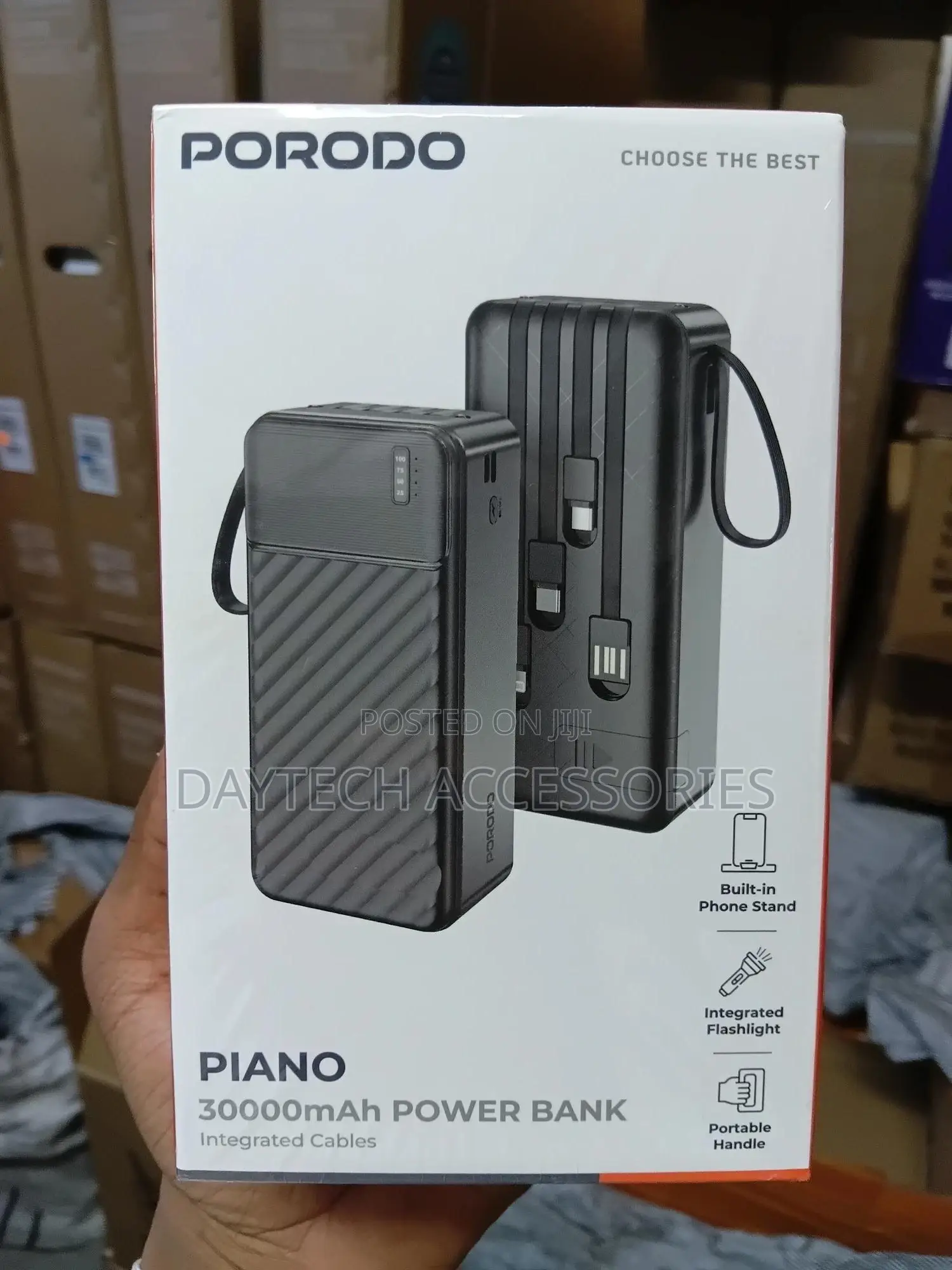 The Porodo Piano 30000mah Power Bank.